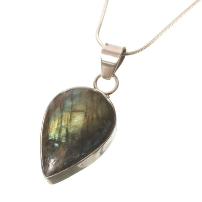 Labradorite Pendant set in Sterling Silver