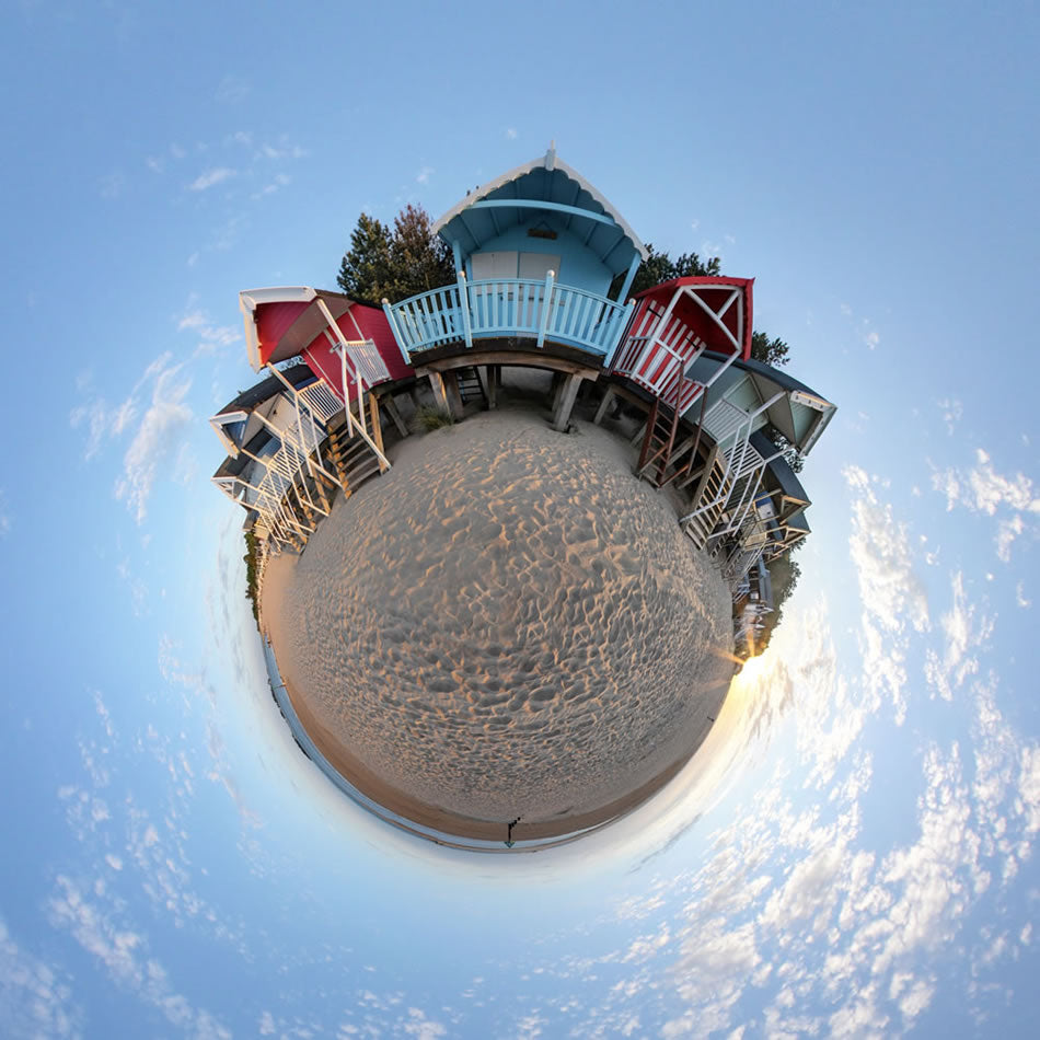 Beach Huts at Wells next Sea, Norfolk.