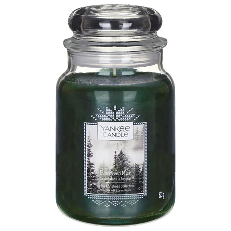 Yankee Candle Large Jar, Evergreen Mist.