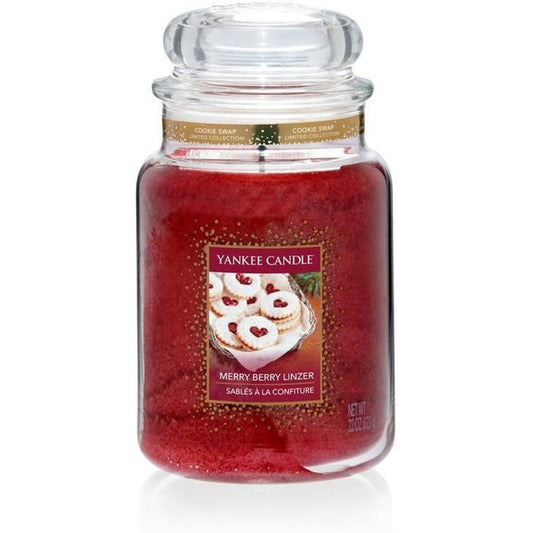 Yankee Candle Large Jar, Merry Berry Linzer.