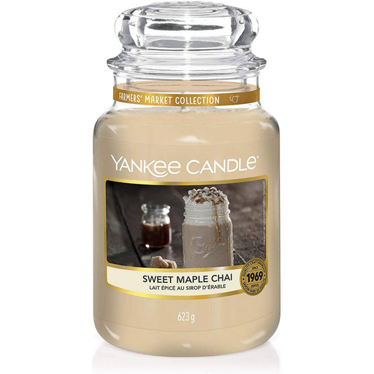 Yankee Candle Large Jar, Sweet Maple Chai.