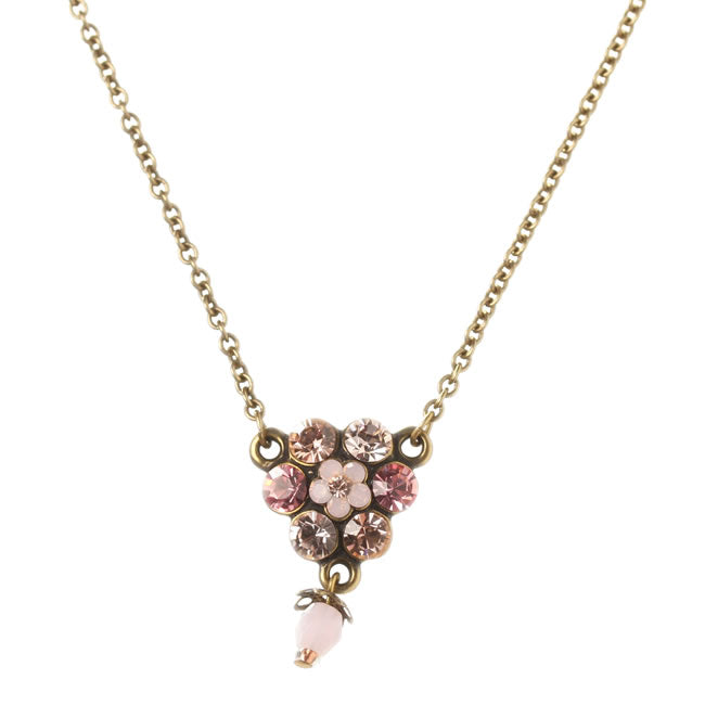 Michal Negrin Pendant Necklace, Pastel/Pink/Gold