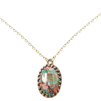 Michal Negrin Dome Shaped Pendant Necklace