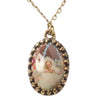 Michal Negrin Dome Shaped Pendant Necklace