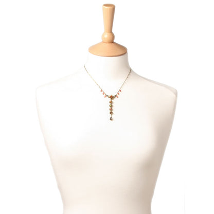 Michal Negrin Necklace, Multi/Gold