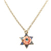 Michal Negrin Star Pendant Necklace, Blue/Pink/Gold