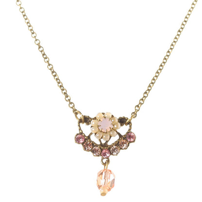 Michal Negrin Pendant Necklace, Rose/Gold