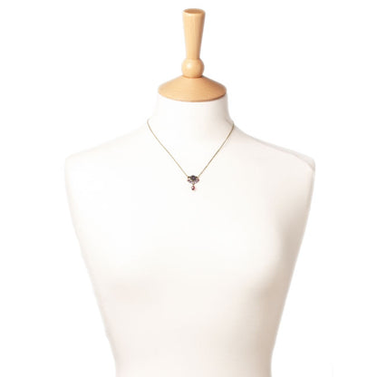 Michal Negrin Pendant Necklace, Purple Mix/Gold