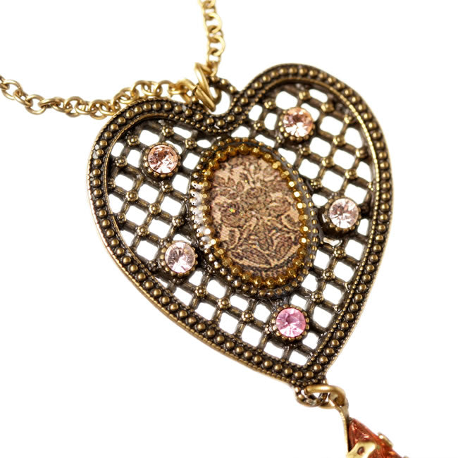 Michal Negrin Heart Pendant Necklace