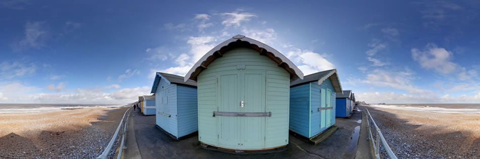 Beach Huts at Cromer, Norfolk.