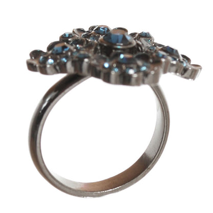 Pilgrim, Expectations, Adjustable Ring in Blue/Hematite