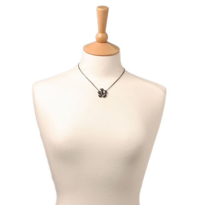 Pilgrim Desert Flower Pretty Drop Necklace, Purple/Hematite