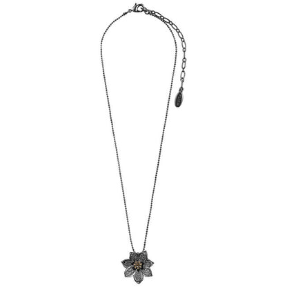 Pilgrim Winter Harmony Pendant Necklace, Grey/Hematite