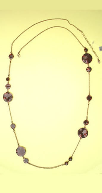 Pilgrim Chanterelle Very Long Necklace, Gold
