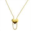 Pilgrim Charms, Heart Necklace for your Charms, Gold