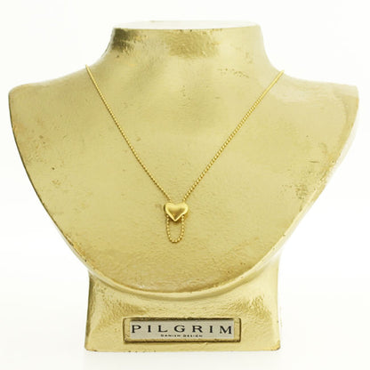Pilgrim Charms, Heart Necklace for your Charms, Gold