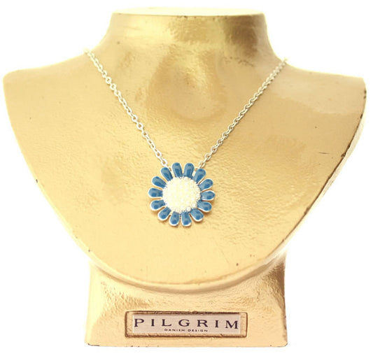 Pilgrim Quirky Charm Flower Pendant, Multi/Silver