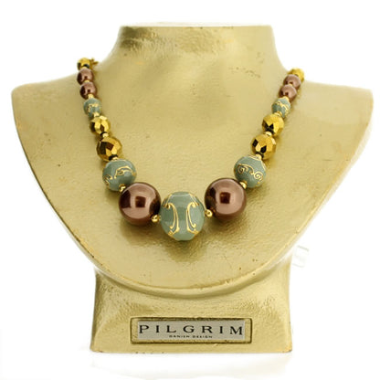 Pilgrim Folklore Collection, Most Elaborate Necklace Multi/Gold