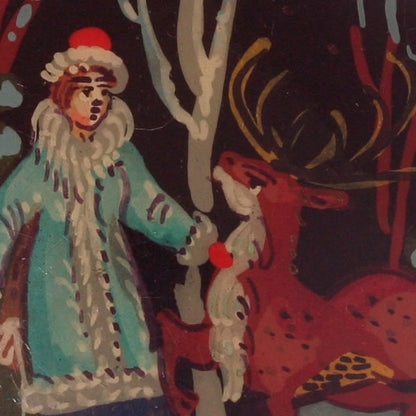 Russian Lacquer Brooch