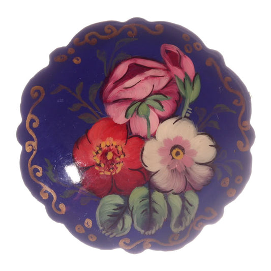 Russian Lacquer Brooch
