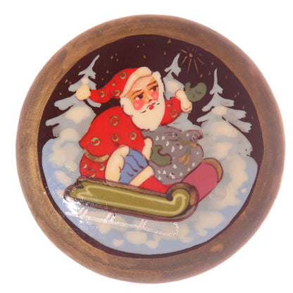 Russian Lacquer Brooch