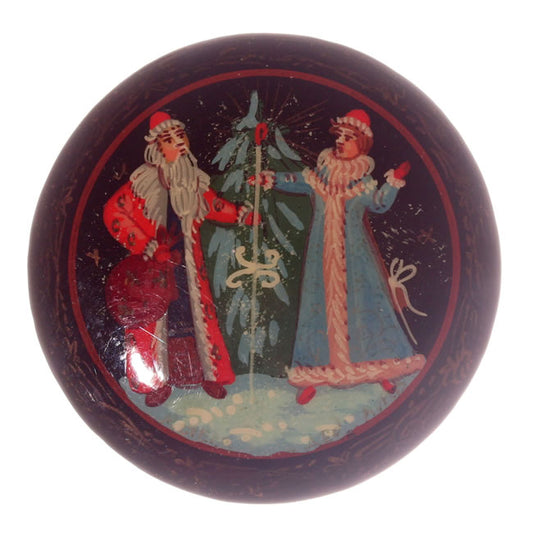 Russian Lacquer Brooch