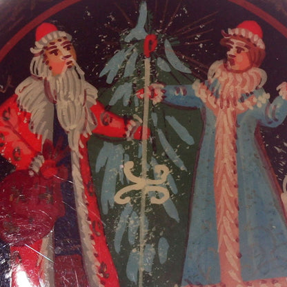 Russian Lacquer Brooch
