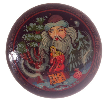 Russian Lacquer Brooch