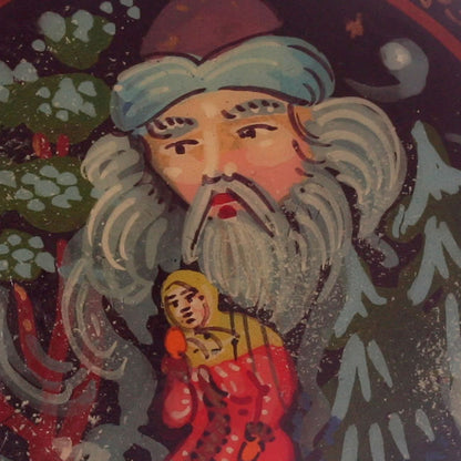 Russian Lacquer Brooch