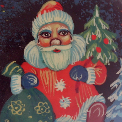 Russian Lacquer Brooch