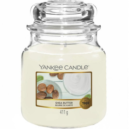 Yankee Candle Medium Jar, Shea Butter.