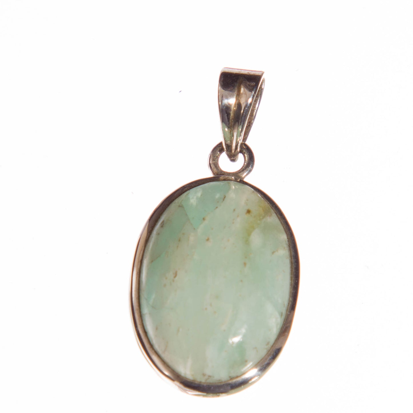 Sterling Silver Pendant with Peruvian Opal