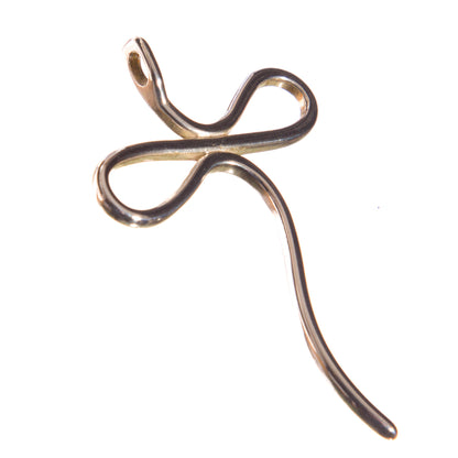 Sterling Silver Wave Pendant