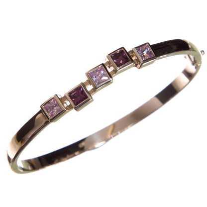 Sterling Silver Bracelet inset with Cubic Zirconia