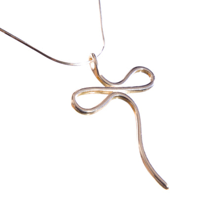 Sterling Silver Wave Pendant