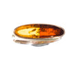 Two Tone Amber Ring