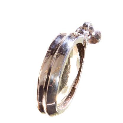 Sterling Silver Pendant with Faceted Citrine