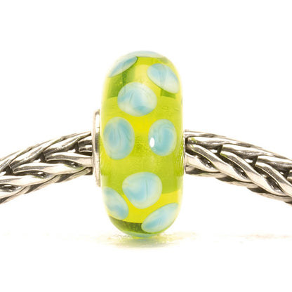 Trollbeads, Turquoise Green Dot