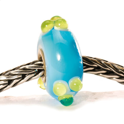 Trollbeads, Turquoise/Green Spring Bud