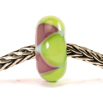 Trollbeads, Green/Purple Triangles