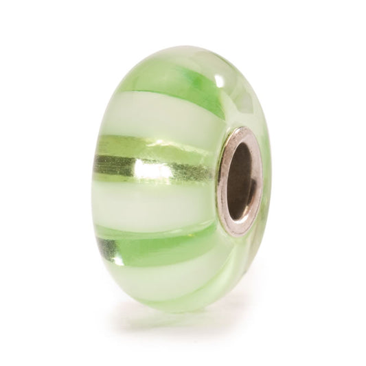 Trollbeads, Light Green Stripe