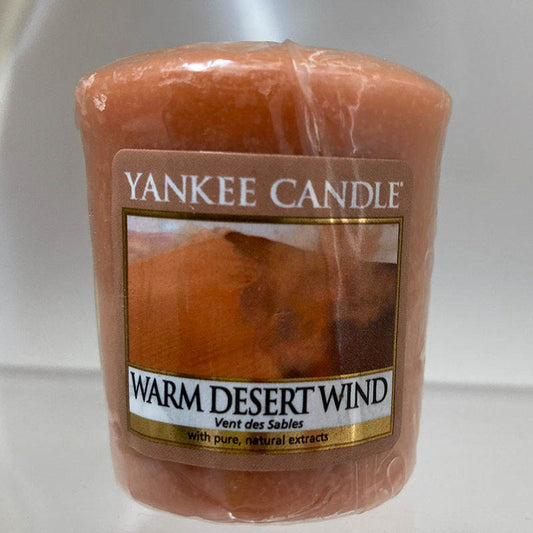 Yankee Candle Votive, Warm Desert Wind.