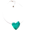 Watch this Space Necklace, Pure Hearts Collection, Turquoise/Silver