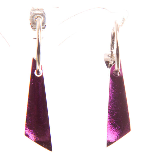 Watch this Space Earrings from the Icicle Collection, Purple