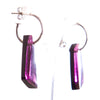 Watch this Space Earrings from the Icicle Collection, Purple