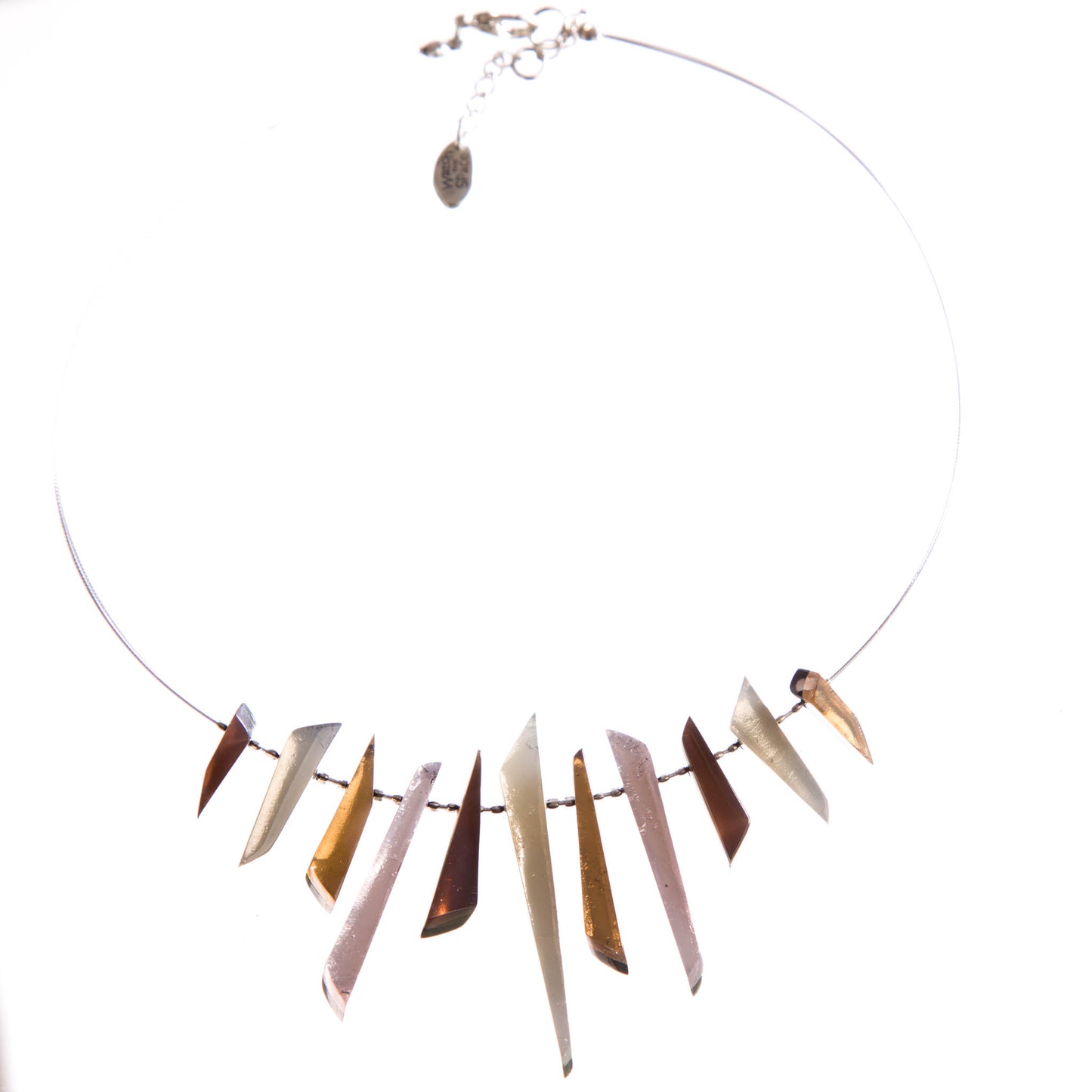 Watch this Space Necklace from the Icicle Collection, Nude colourway
