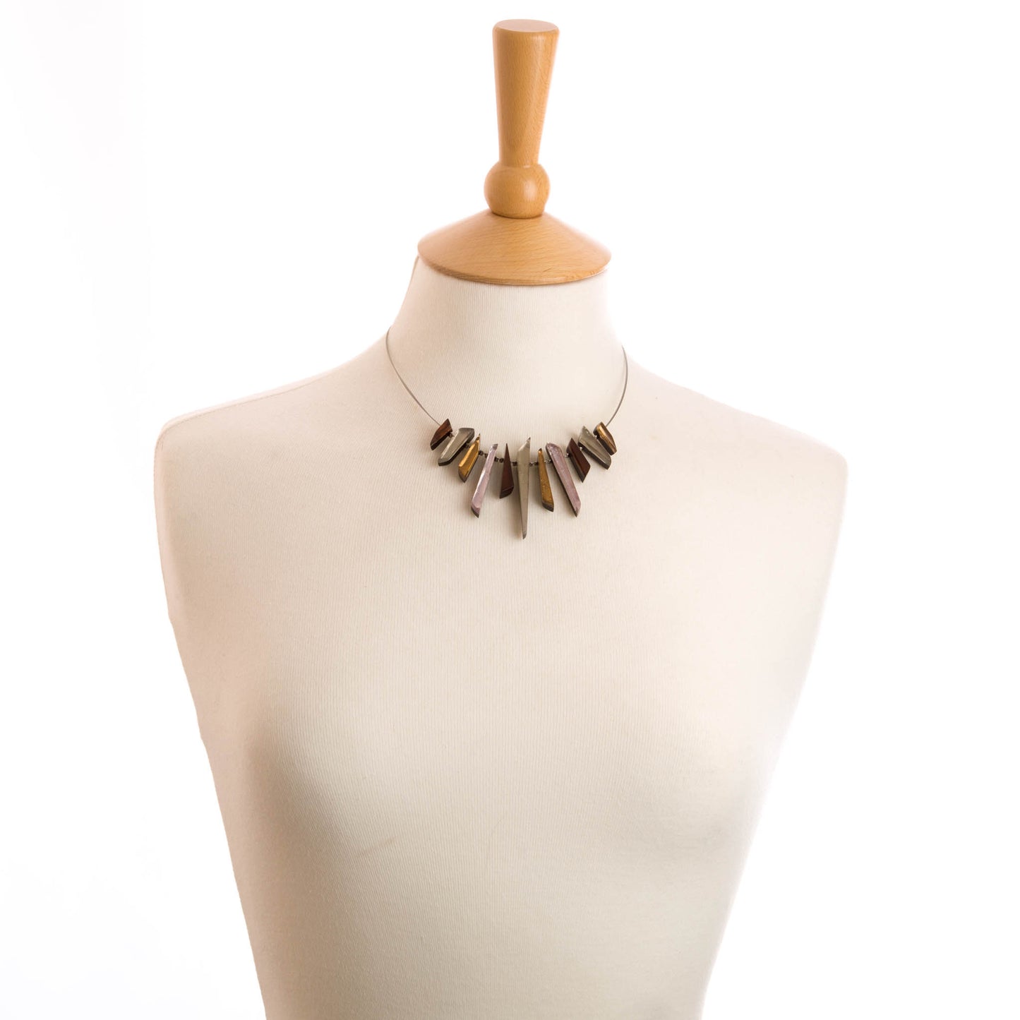 Watch this Space Necklace from the Icicle Collection, Nude colourway