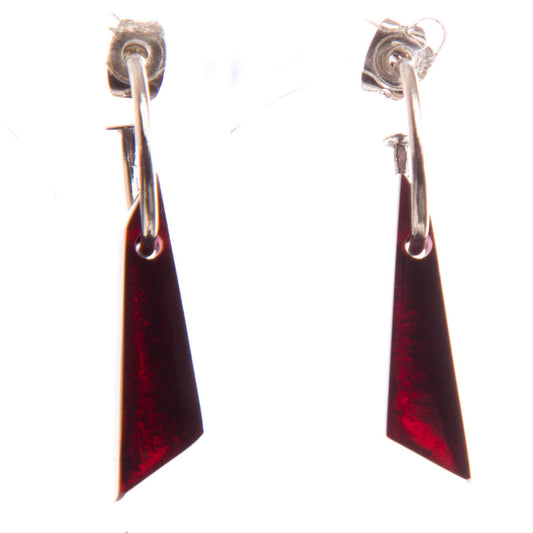 Watch this Space Earrings from the Icicle Collection, Red