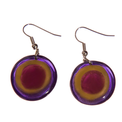 Watch this Space Earrings from the Resin Pebble Collection, Fairground