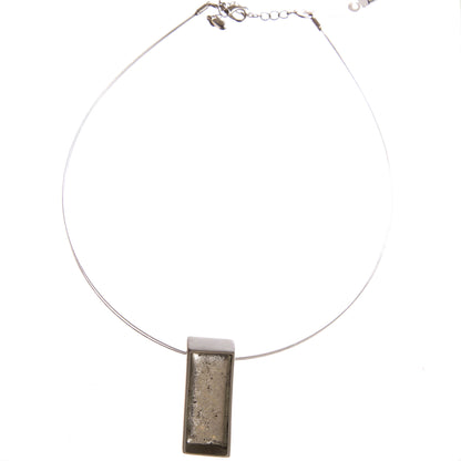 Watch this Space Bracelet from the Pewter Slice Collection, Silver
